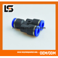 High quality Hot Sale Y type plastic pneumatic connector tube fittings